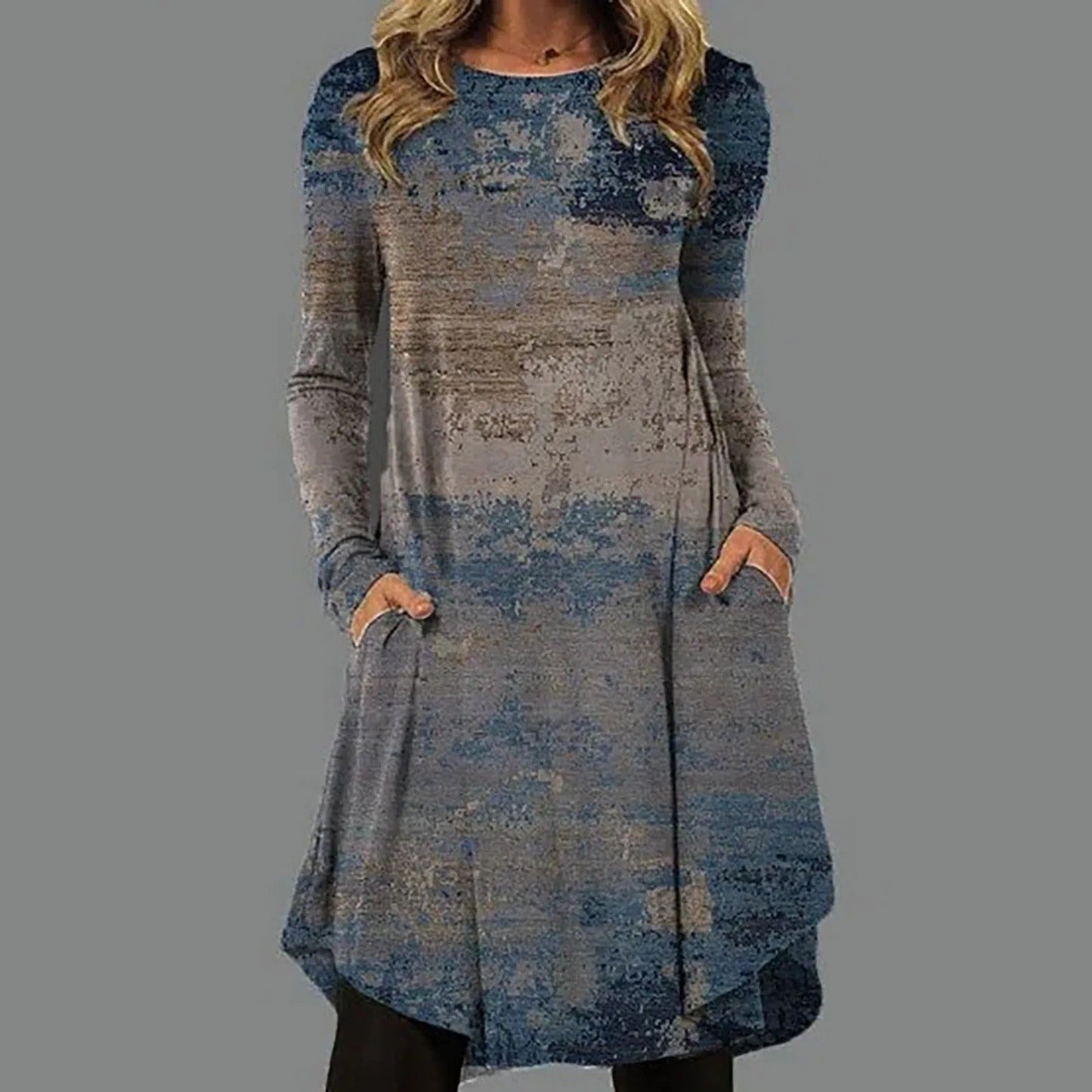 EP | Robe midi à manches longues