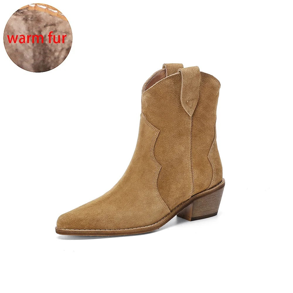 EP | Bottines en daim soutenues