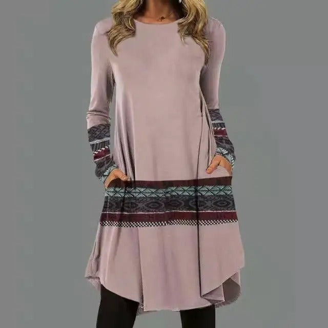 EP | Robe midi à manches longues