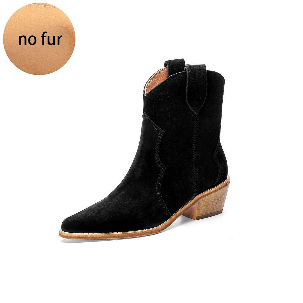 EP | Bottines en daim soutenues