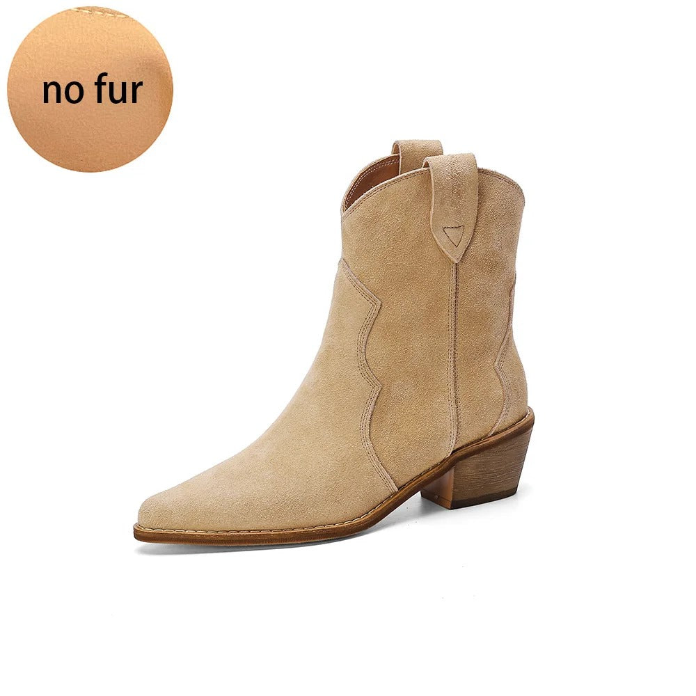 EP | Bottines en daim soutenues