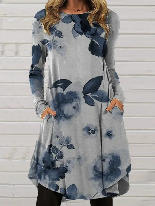 EP | Robe midi à manches longues
