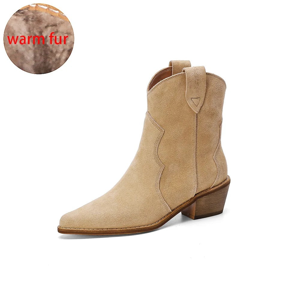 EP | Bottines en daim soutenues
