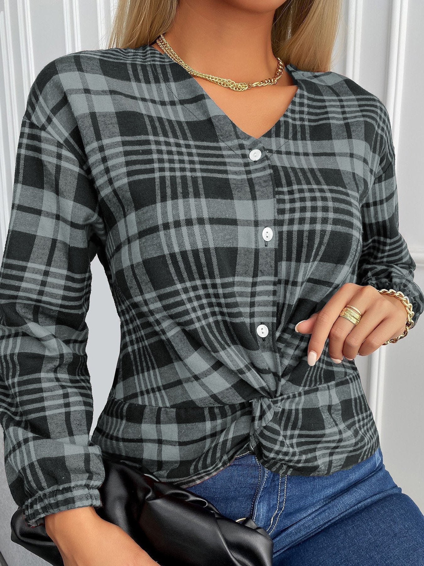 EP | Blouse d'hiver décontractée et à la mode
