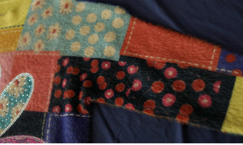 EP | Pull-over vintage à fleurs de diamant 2024
