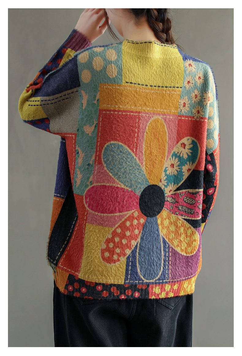 EP | Pull-over vintage à fleurs de diamant 2024