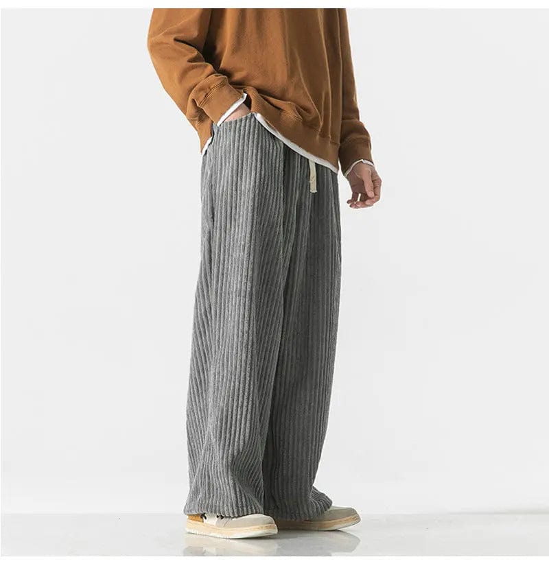 EP | Pantalon en velours côtelé oversized à la mode