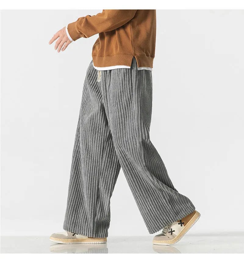 EP | Pantalon en velours côtelé oversized à la mode