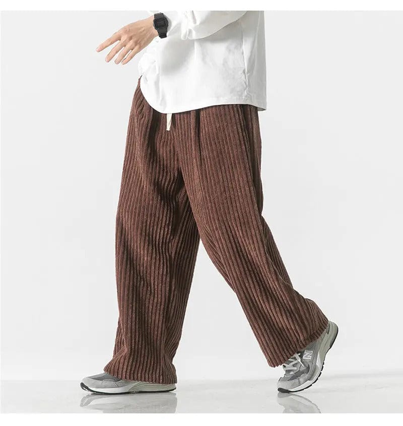 EP | Pantalon en velours côtelé oversized à la mode