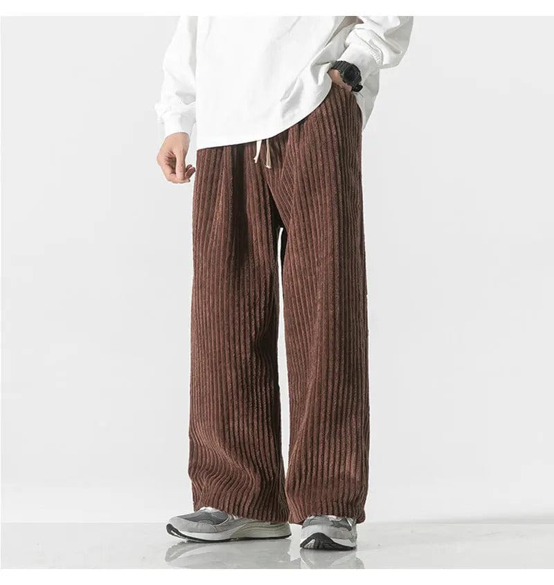 EP | Pantalon en velours côtelé oversized à la mode
