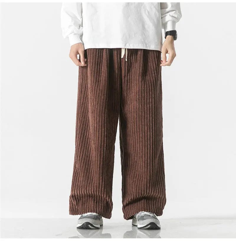 EP | Pantalon en velours côtelé oversized à la mode