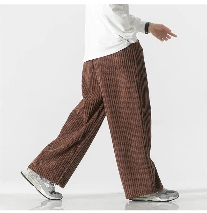 EP | Pantalon en velours côtelé oversized à la mode