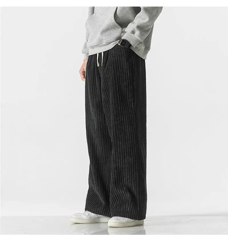 EP | Pantalon en velours côtelé oversized à la mode