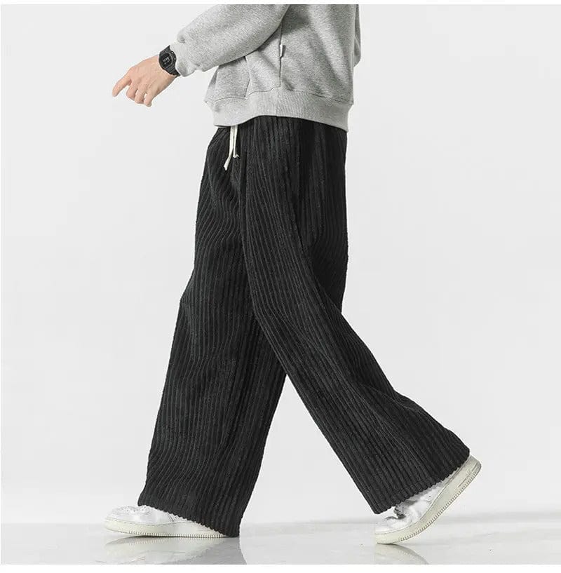 EP | Pantalon en velours côtelé oversized à la mode