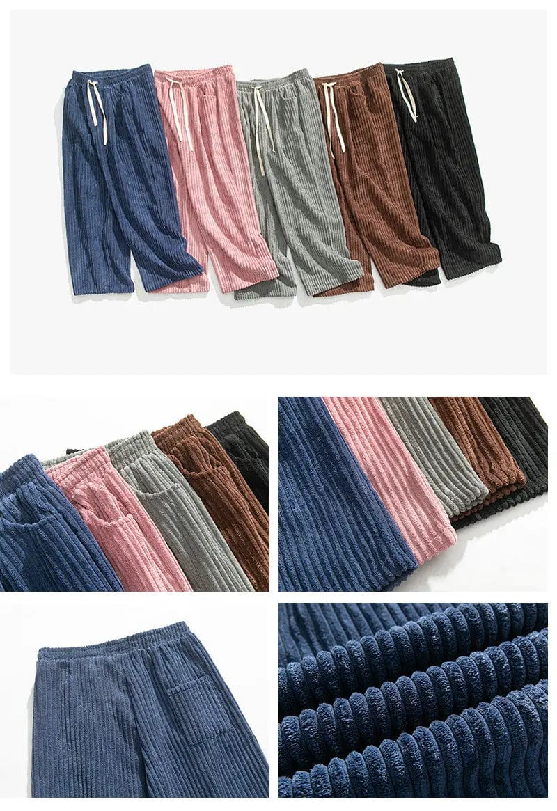 EP | Pantalon en velours côtelé oversized à la mode