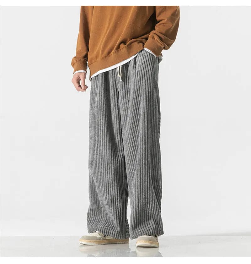 EP | Pantalon en velours côtelé oversized à la mode