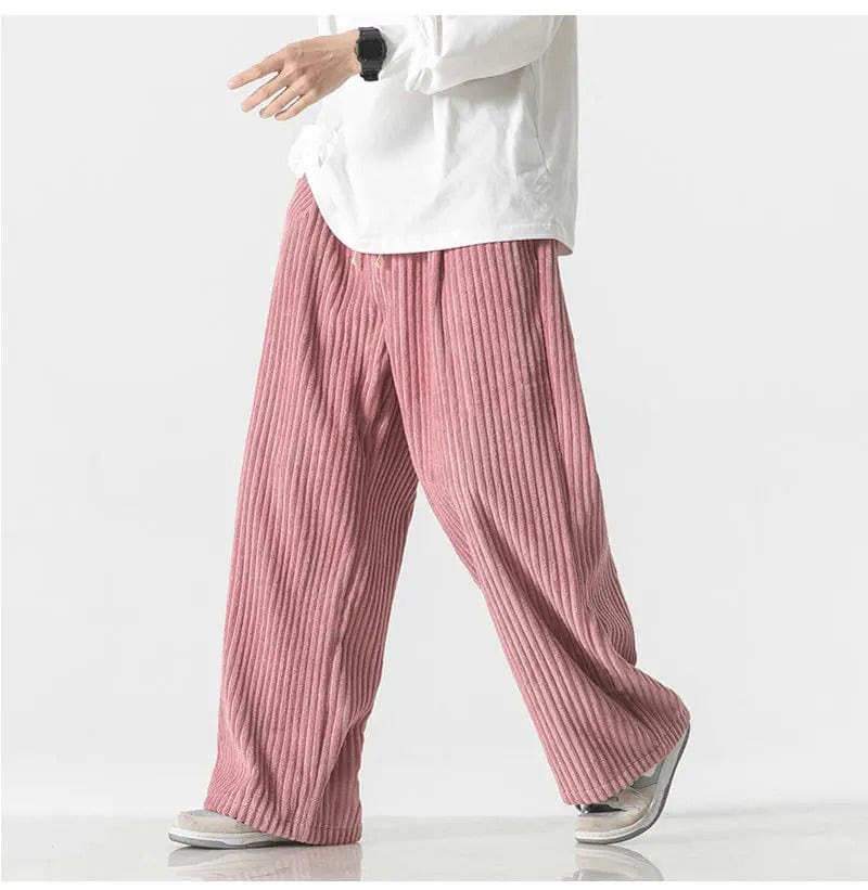 EP | Pantalon en velours côtelé oversized à la mode
