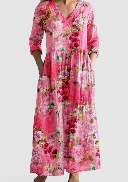 EP | Maxi robe orchidée