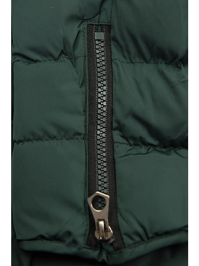 ND | Manteau d'hiver luxueux avec doublure en fourrure synthétique