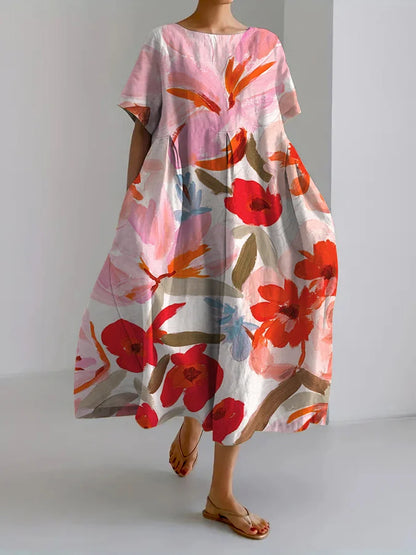 ND | Maxi robe à fleurs en vrac
