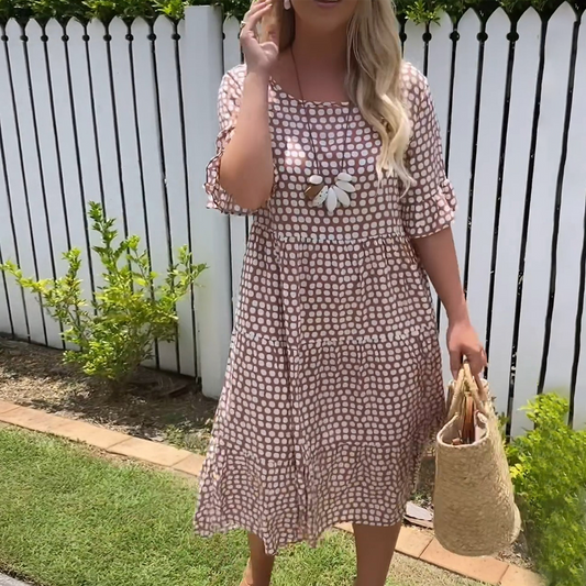 EP | Robe midi à manches courtes