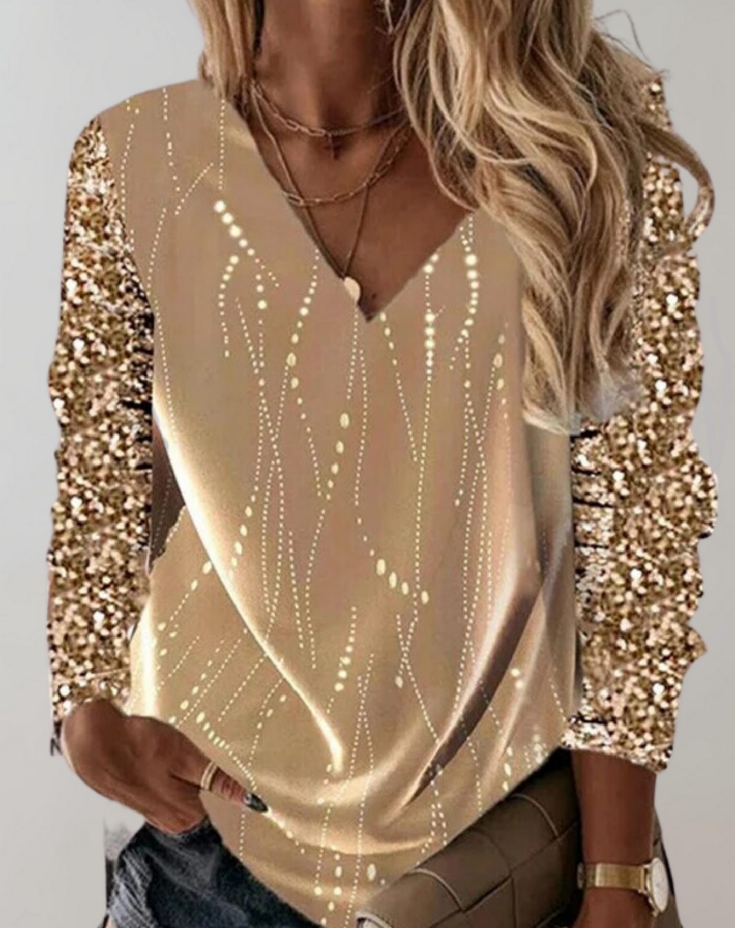 ND | Blouse d'hiver décontractée et à la mode
