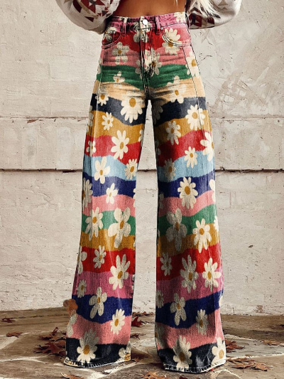 ND | Pantalon à motifs chic pour femmes