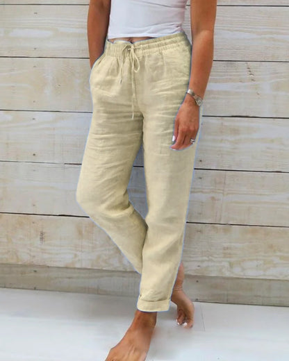 ND | Pantalon classique avec cordon de serrage