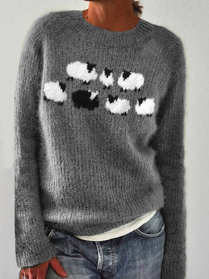 ND | Pull en maille Fuzzy Sheep