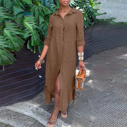 EP | robe en coton et lin