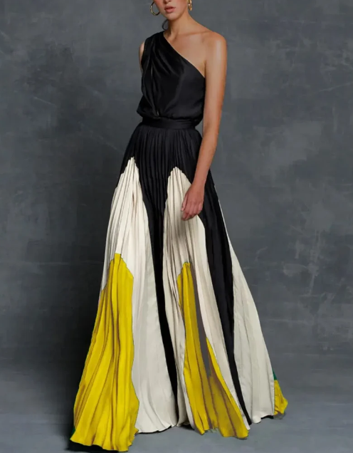 EP | maxi robe femme one shoulder