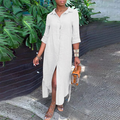 EP | robe en coton et lin