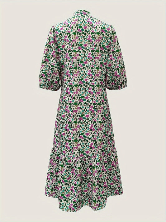EP | robe midi verte élégante pour femmes