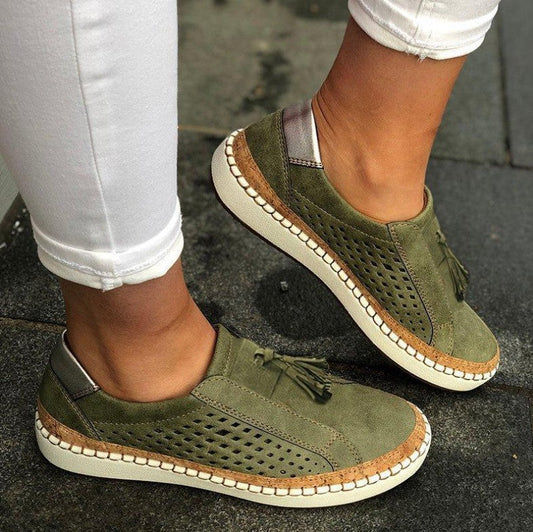 ND | Baskets slip-on avec détail de glands