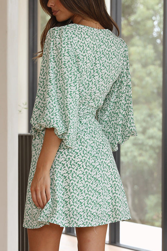 EP | Mini-robe à fleurs de sauge