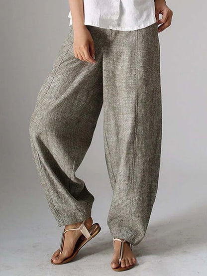 ND | Pantalon simple et décontracté uni