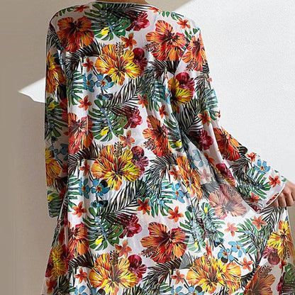 ND | bikini 3 pièces fleuri avec cover-up
