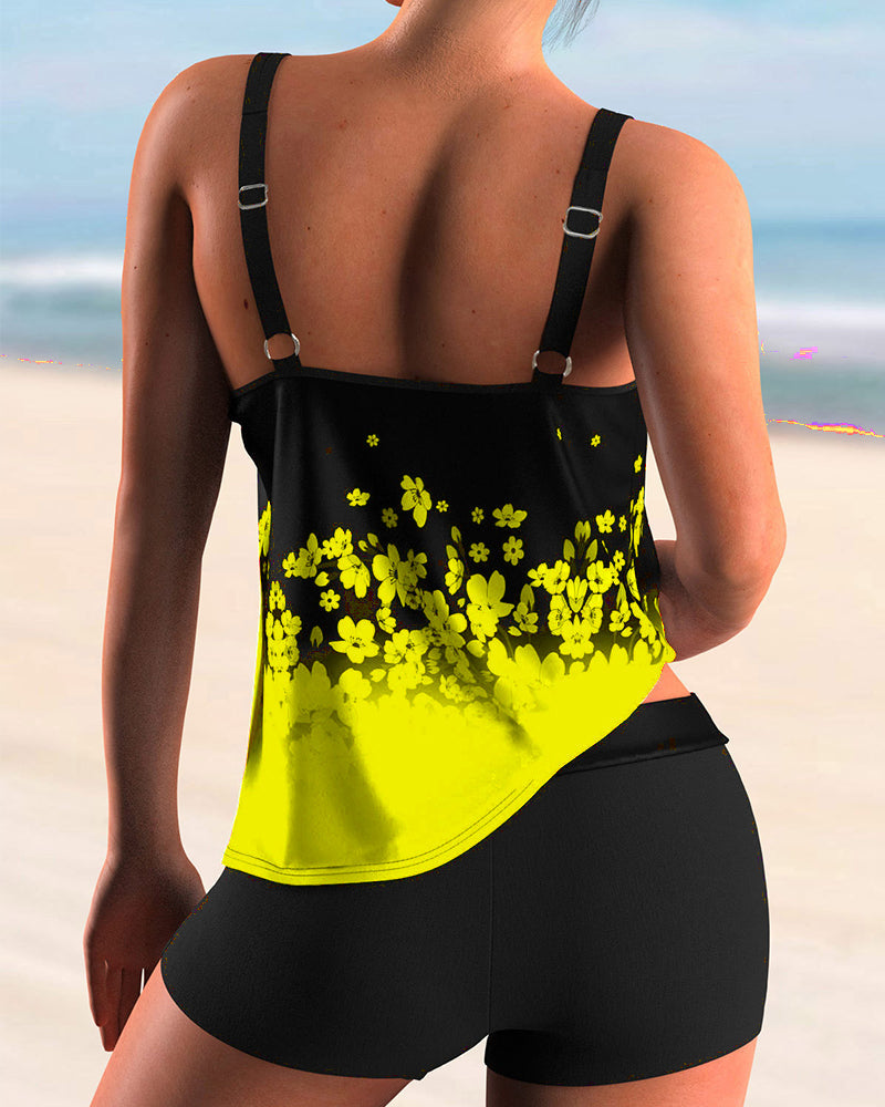 EP | Set tankini tendance avec motif floral