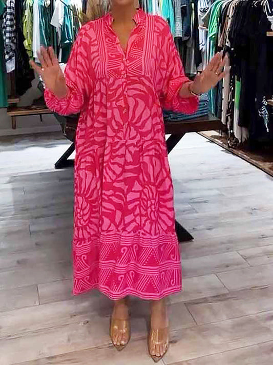 EP | Robe midi sans effort avec décolleté en V