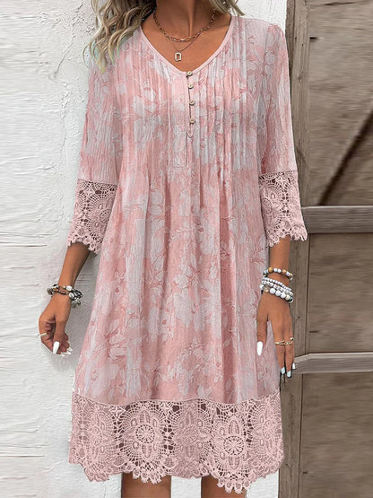 EP | Robe midi intemporelle en dentelle