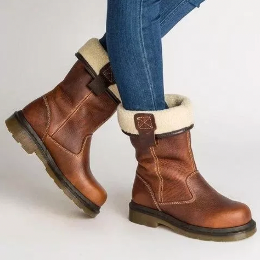 ND | Bottes d'hiver fourrées de fourrure synthétique