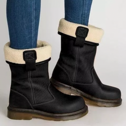 ND | Bottes d'hiver fourrées de fourrure synthétique
