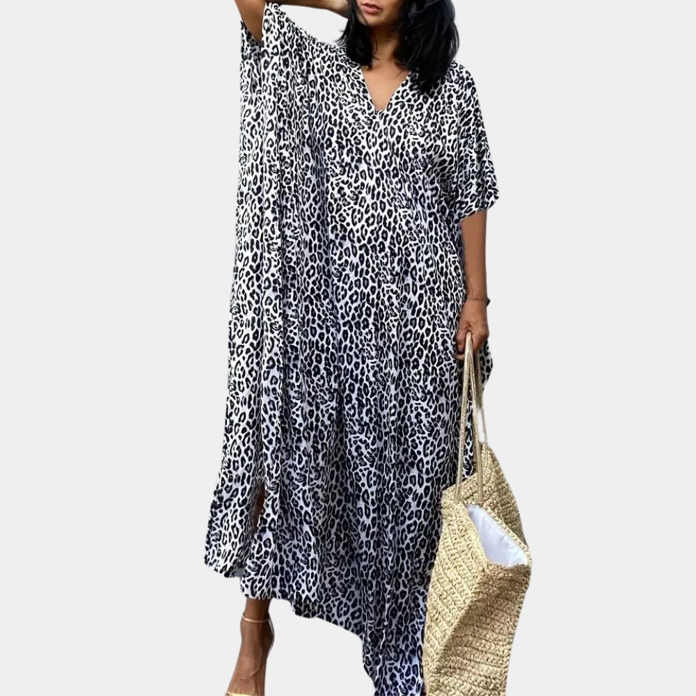 EP | Maxi robe léopard pour femme