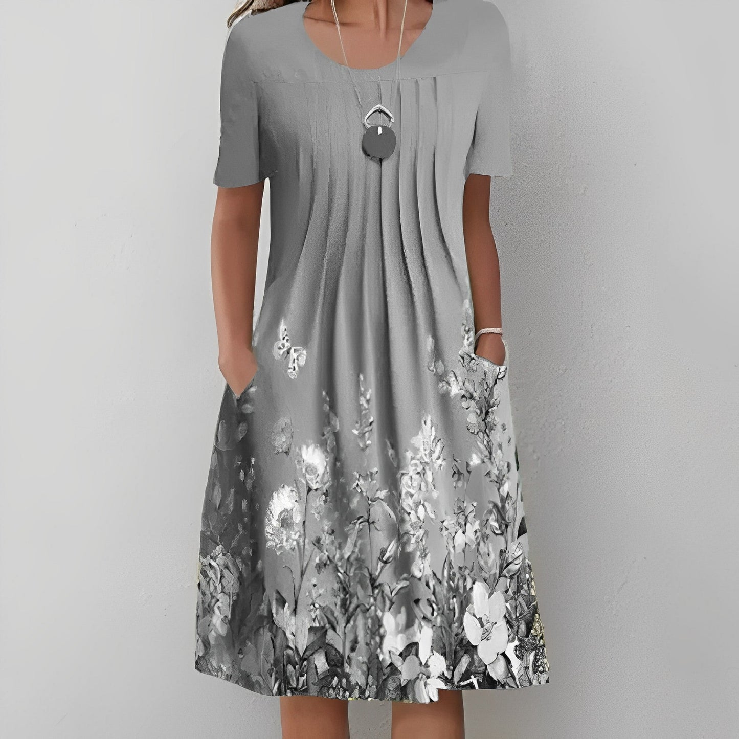 ND | Robe midi à imprimé floral