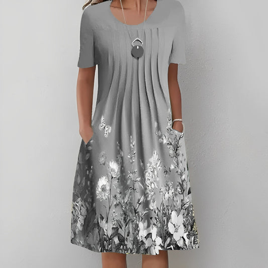 ND | Robe midi à imprimé floral