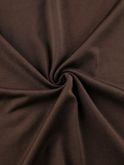 EP | Mini-robe slip marron vintage