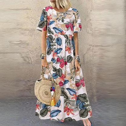 ND | Robe élégante à encolure ronde