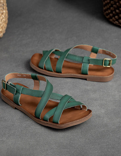ND | Sandales légères en cuir