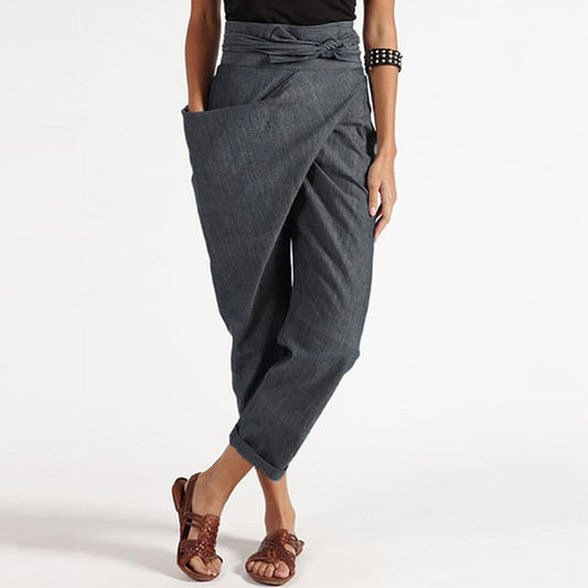 ND | Pantalon avec revers cache-cœur