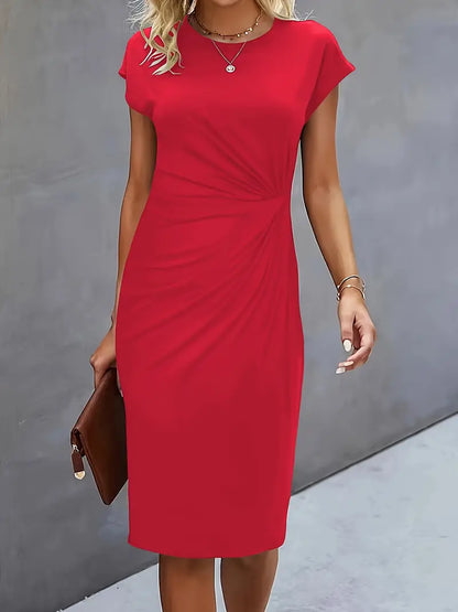 EP | Robe midi avec noeud sur le devant pour femme